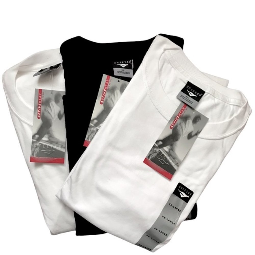 3 NWT High Quality Heavyweight Cheetah Tees XXL (2X)
